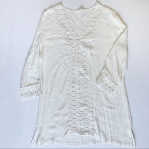 Lace Tunic Swim Cover Up